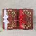 Wood Luxury Islamic Wedding Invitation Wordings with Ribbon